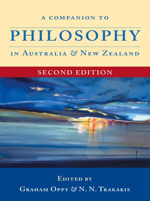 cover image of A Companion to Philosophy in Australia and New Zealand ()